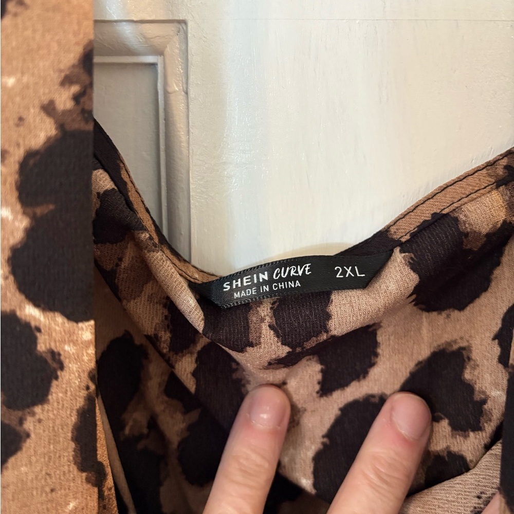 SHEIN Animal Print Maxi Dress - Picture 5 of 6